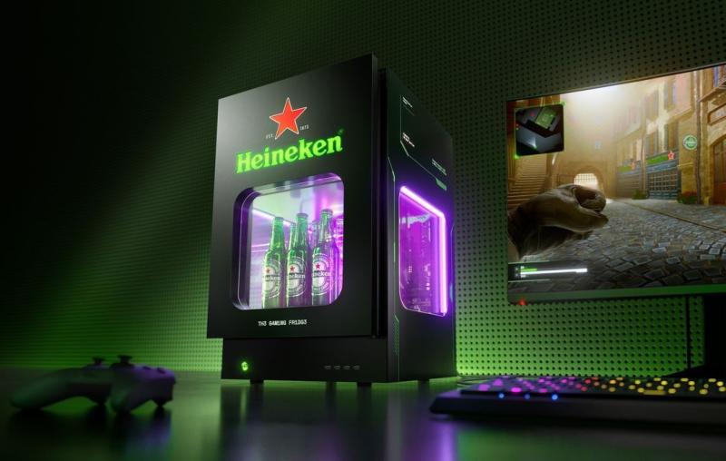 A Heineken entra no mercado gamer com uma geladeira que também resfria sua CPU, transformando a forma como jogamos e socializamos